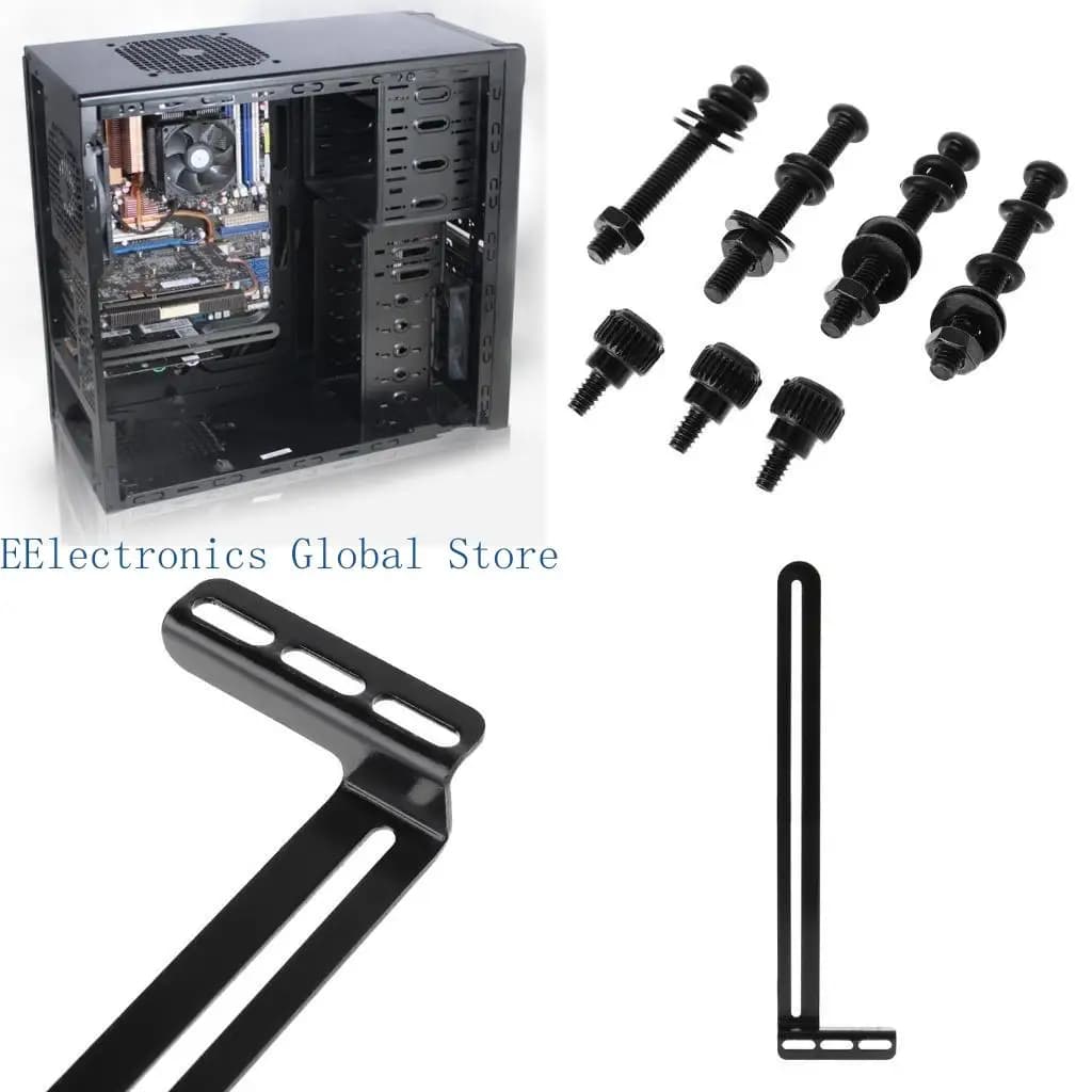 462B Per supporto staffa montaggio ventola raffreddamento scheda grafica PCI laterale universale