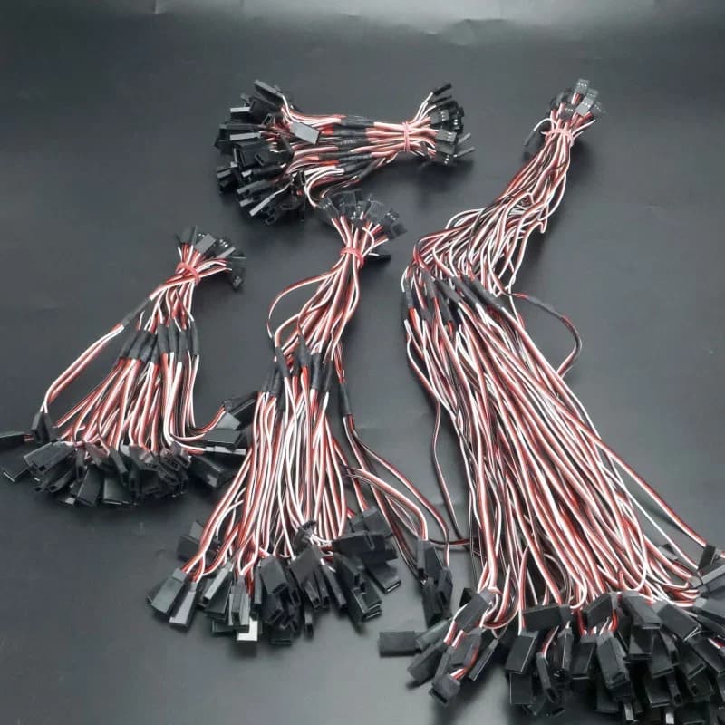 10PCS 150/200/300/500 millimetri RC Servo Motore a forma di Y Cavo di Prolunga Filo per RC Servo Motore JR Futaba RC Aereo Elicottero Auto FAI DA TE