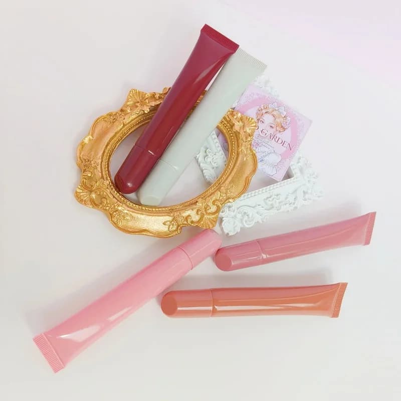 Tubo per lucidalabbra colorato inclinato 20 pezzi 10 ml Dispenser Smalti per labbra Fondamenti Creme per occhi Sieri Grandi nomi Stesso stile