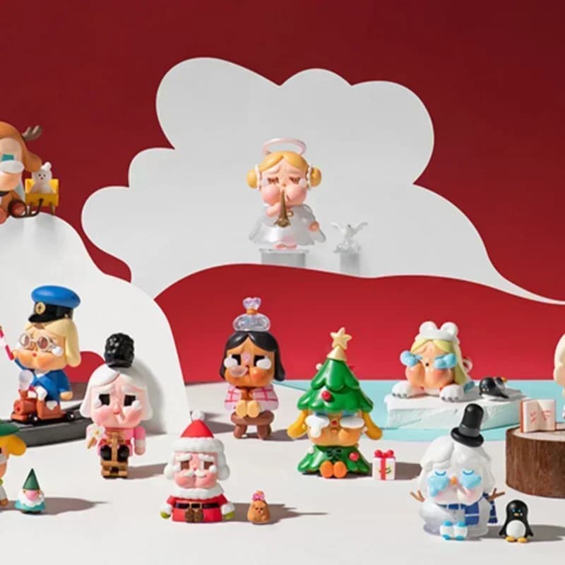 POP MART Crybaby Lonely Christmas Series Blind Box Toys Kawaii Anime Action Figure Collezione a sorpresa Scatola misteriosa Regalo bambola
