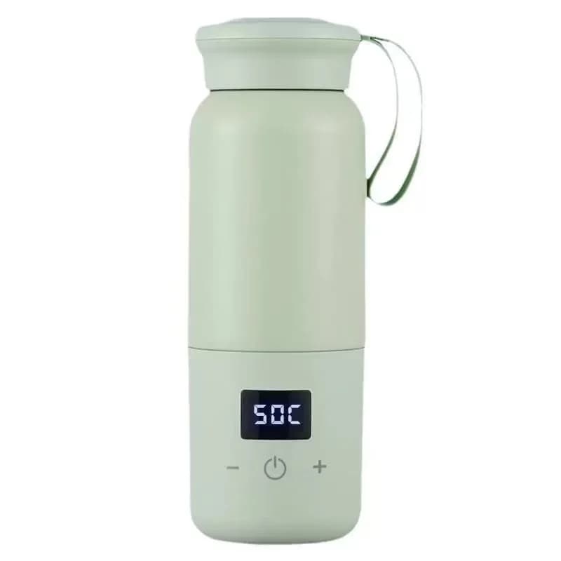 Portable Electric kettle for hot water, small cup at constant temperature for outdoors, automatic stainless steel glasses