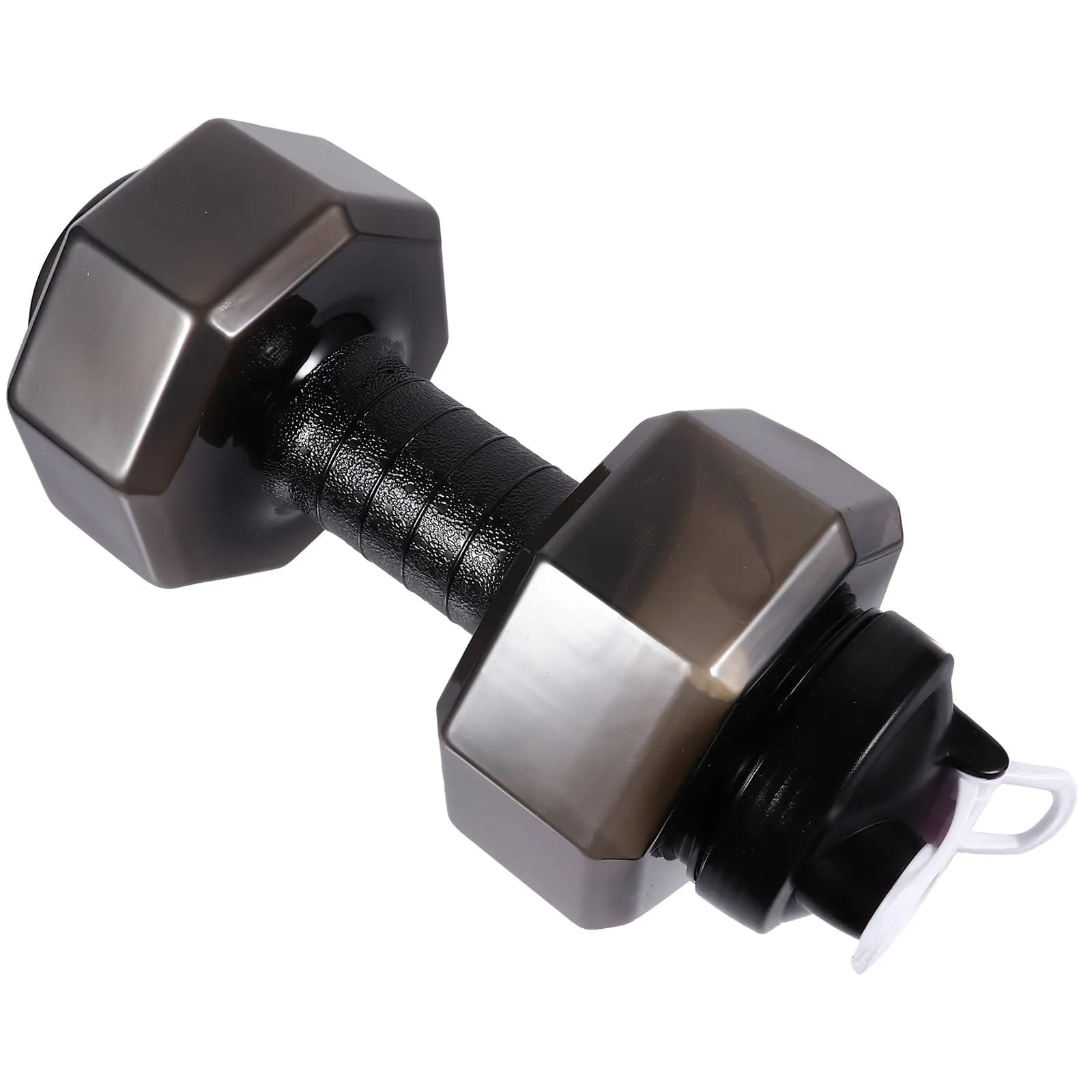 1Pcs Dumbbell Water Bottle Premium Pet Material Lightweight Gym Sports Bottle for Arm Workout Hydration Dumbbell
