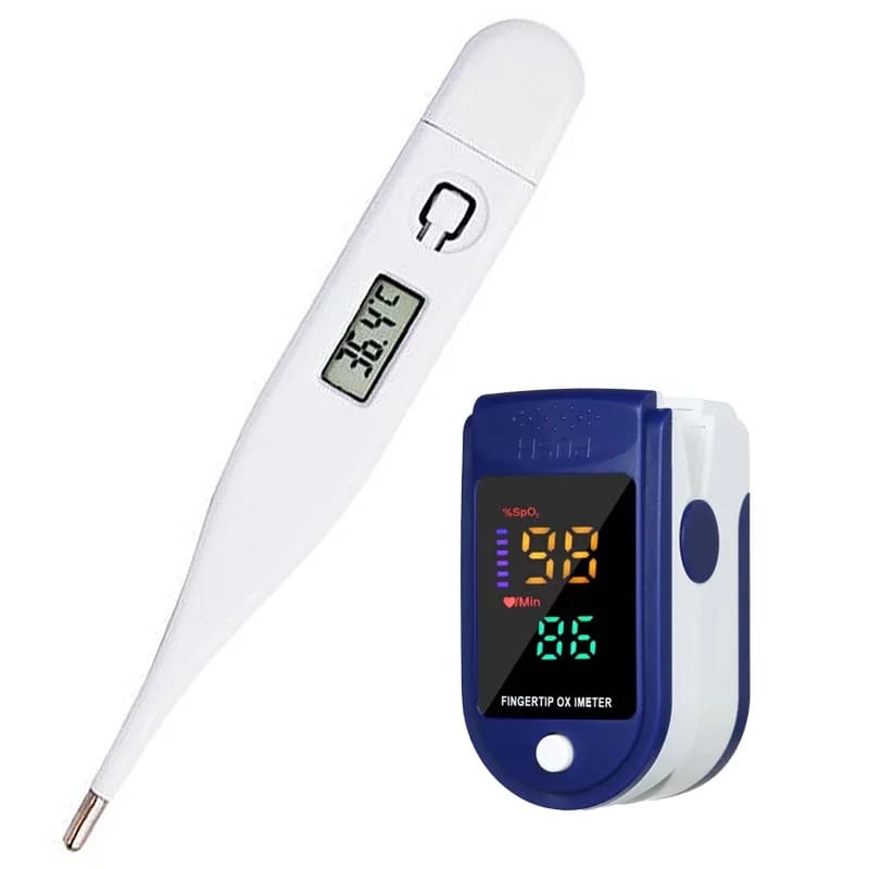 Medical Thermometer for Children's Ear Thermometer for Adults Digital Thermometer for Fever Pulse Oxymeter for Medical finger