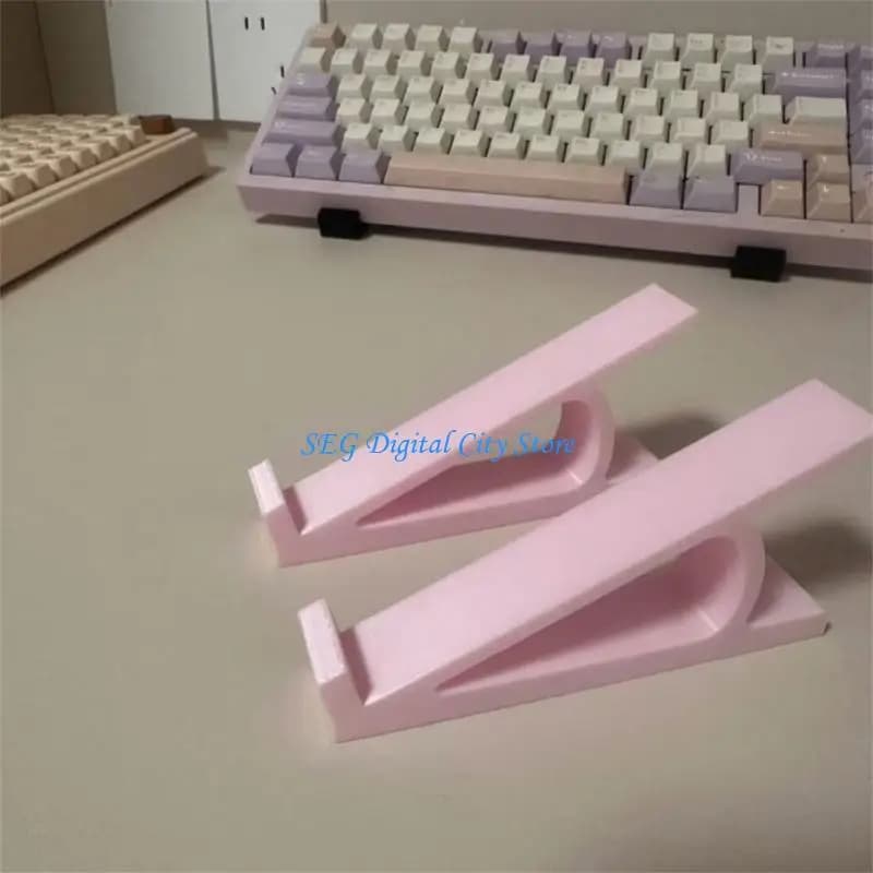 U75B Semplice supporto per ascensore per tastiera meccanica Supporto in plastica Installazione facile 2 pezzi