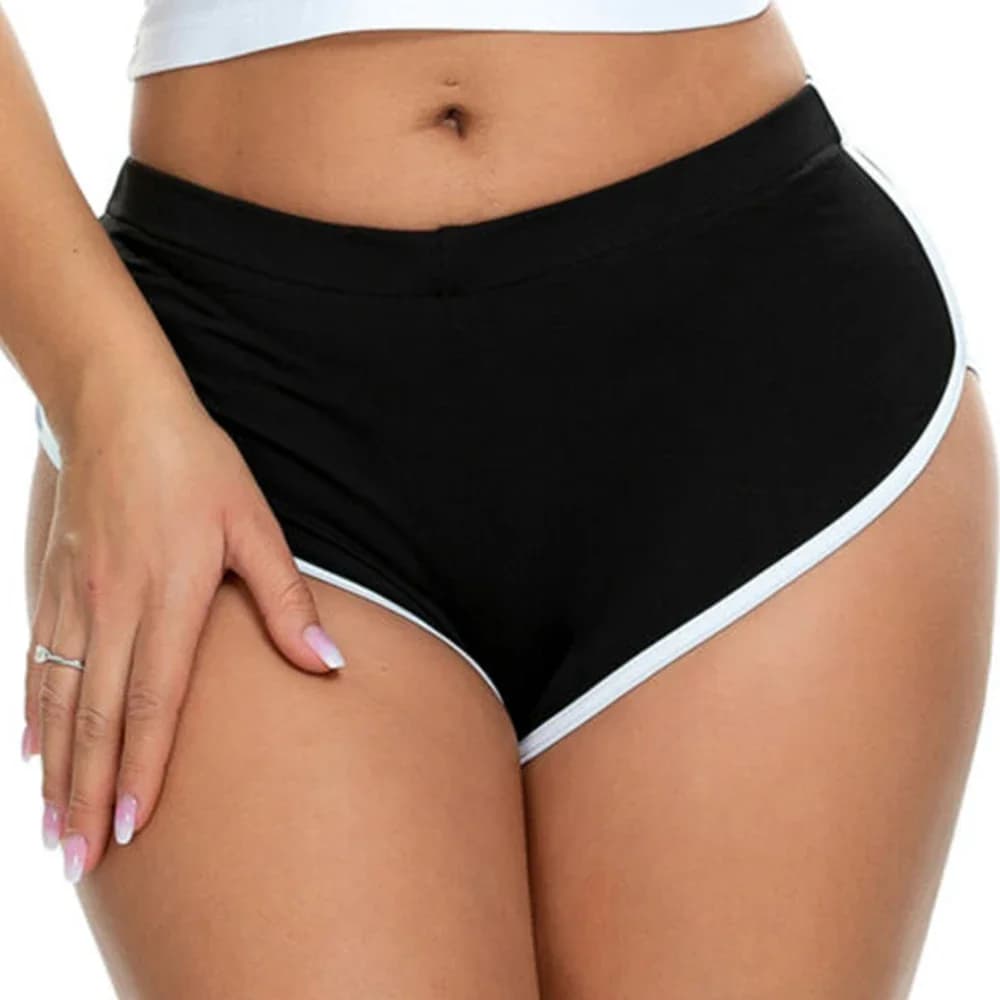 Intimo da donna morbido e confortevole Pantaloncini sportivi da yoga Tronchi Fitness Corsa Allenamento Palestra Pantaloni caldi Mutandine senza cuciture Sospensorio