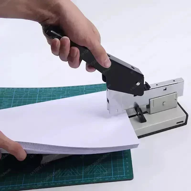 Cucitrice manuale [480 pagine] Cucitrice resistente per risparmiare manodopera Cucitrice addensata per rilegatrice grande da 300 pagine per ufficio