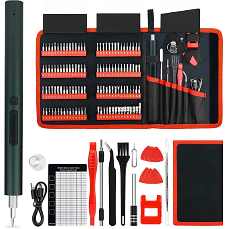 Set di cacciaviti Punte per cacciavite di precisione per elettronica da 144 pezzi Kit di strumenti di riparazione magnetici per computer portatile Tablet gioiellieri