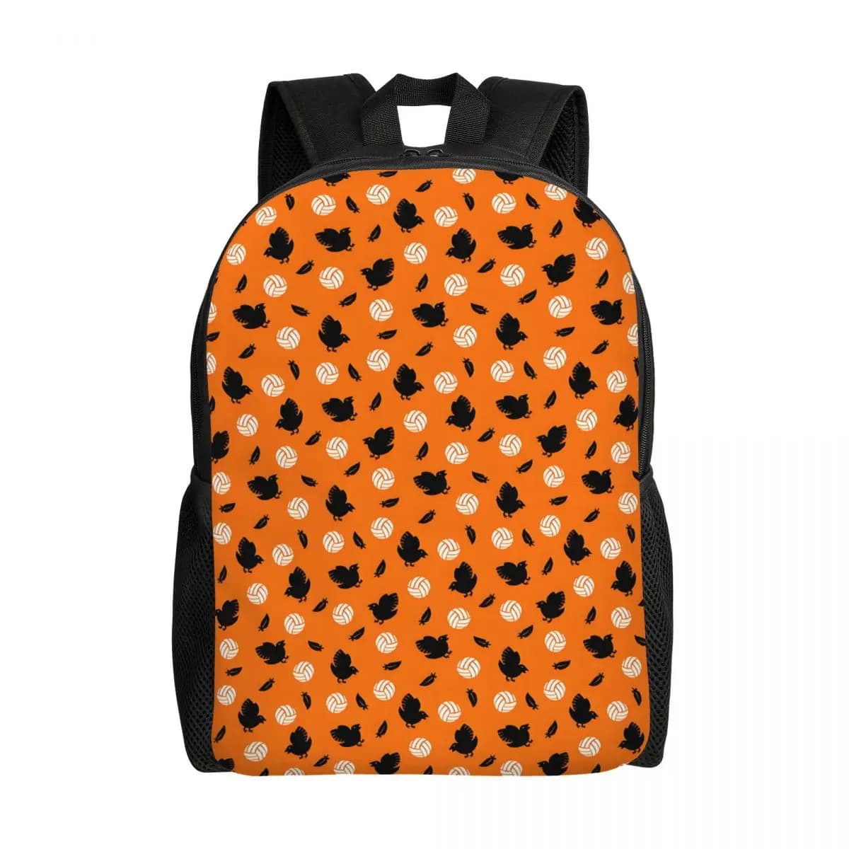 Zaino personalizzato H-Haikyuues Anime Hot per donne, uomini, studenti universitari, borsa per libri, adatta per laptop da 15 pollici, borse energiche