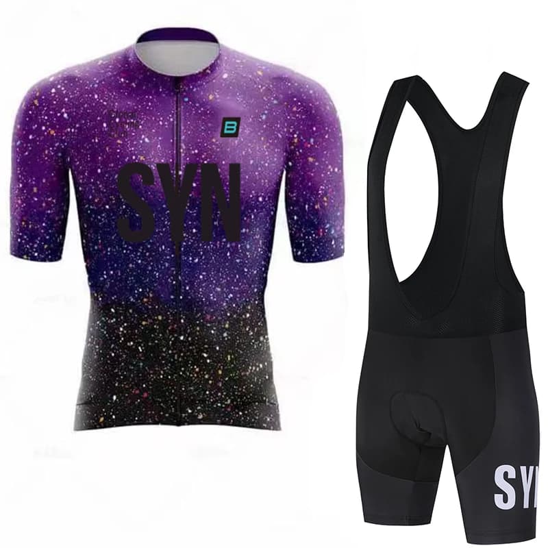 Bike clothing set SYN for men, sports road bike mesh, summer cycling set, fast drying cycling mesh.