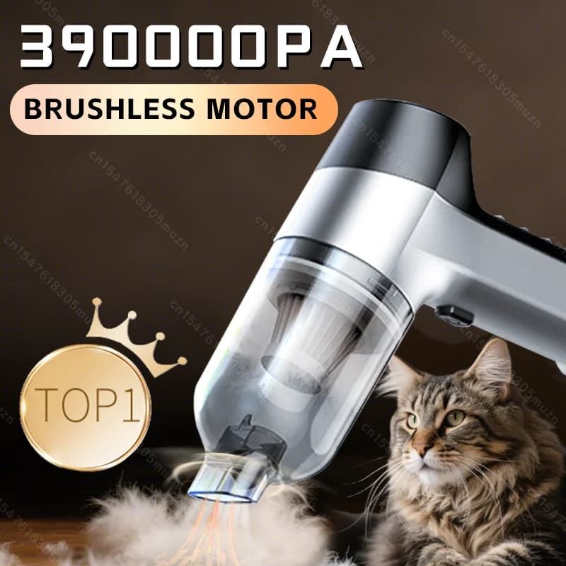 Aspirapolvere per auto 4 in1 Aspirapolvere wireless Spolverino Pompa per aspirapolvere portatile per la casa Pulitore per auto portatile senza fili a forte aspirazione