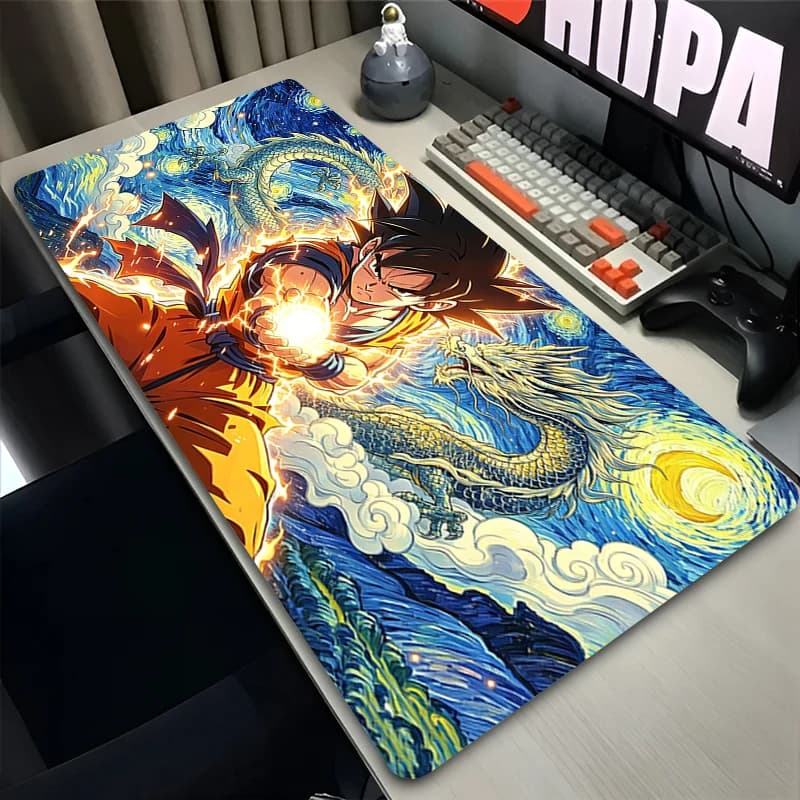 Mouse Pad DBZ New Gaming Desk Mat Laptop HD Print Dragon Ball Anime Mouse Mat Keyboard Pad PC Gamer Rug Office Carpet Mousepad