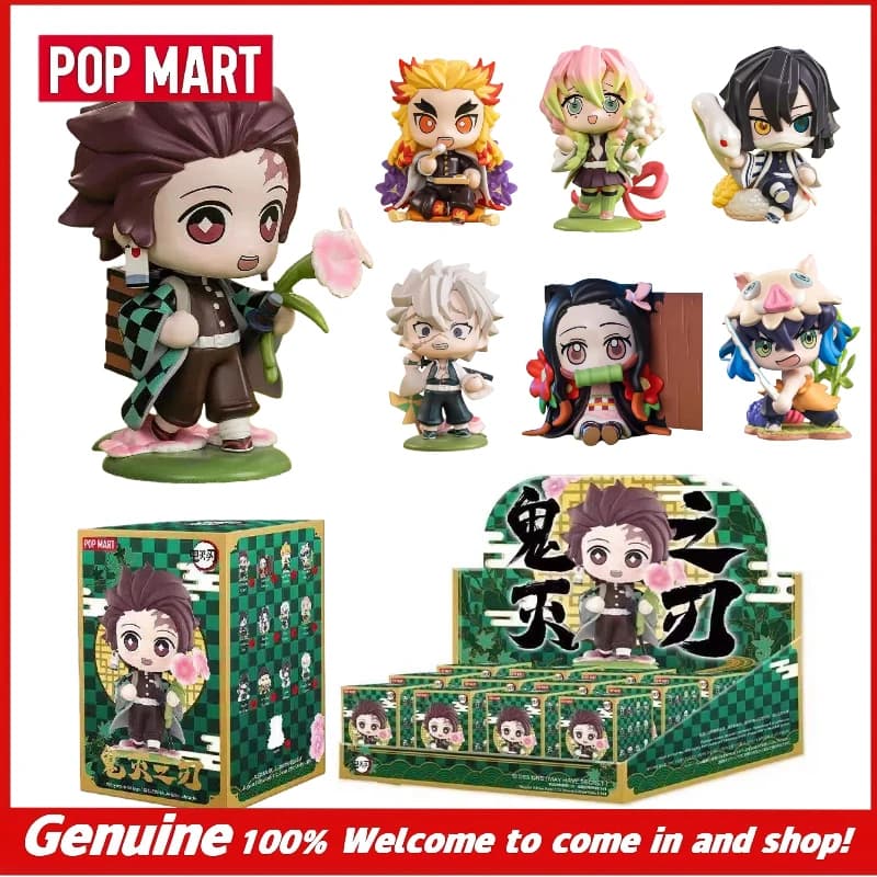 Nuova Figurina Originale POP MART My Hero Academia Birth Flower Blind Box, Accessorio da Scrivania, Giocattolo, Regalo di Compleanno, Articolo Pop Culture