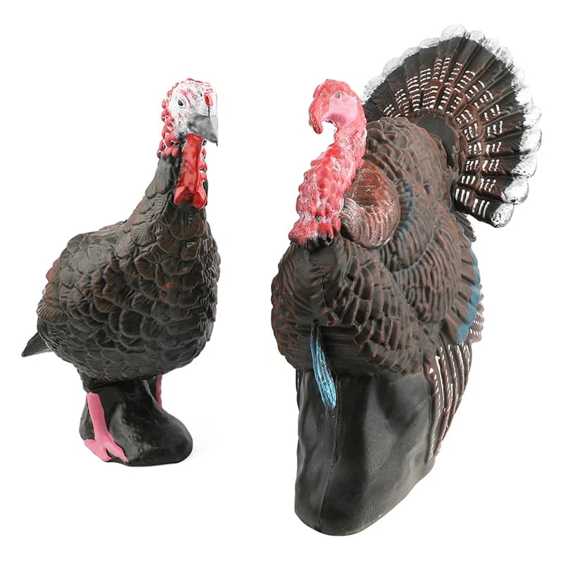 Archery Baits Target Turkey For Recurve Bow Shooting Practice 3D Animal PU Foam Bow Game Bait For Compound Bow Hunting Practice