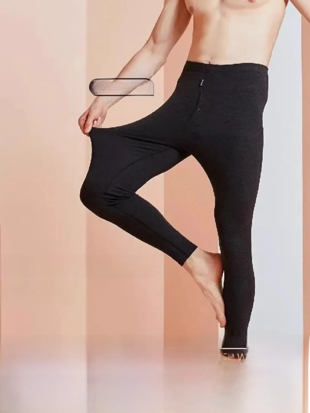 Leggings Termici da Uomo in Pile a Rapida Asciugatura, Aderenti e Caldi Subito, Nuovi Arrivi Autunno Inverno, in Tessuto Lavorato a Maglia di Poliestere per Giovani