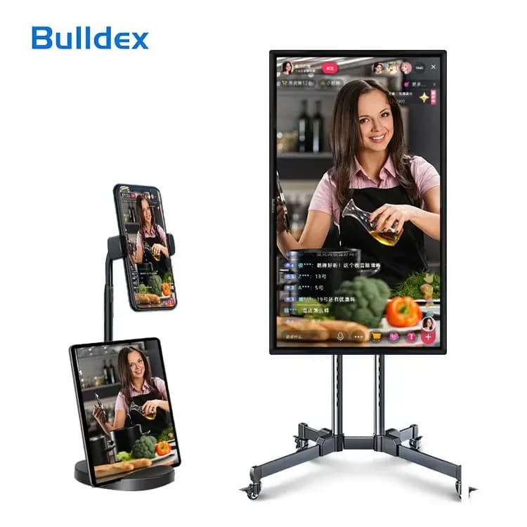 Bulldex Tiktok Tinder Facebook Video Radio Studio Broadcast Equipment Deck Live Streaming 43 50 55 INCH