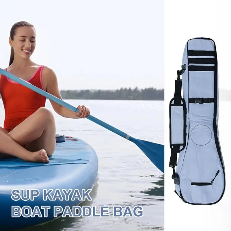 Custodia per pagaia per canoa Borsa per trasporto pagaia per kayak Design con maniglia Borsa per riporre pagaia per kayak per racchetta da tennis pagaia per kayak e