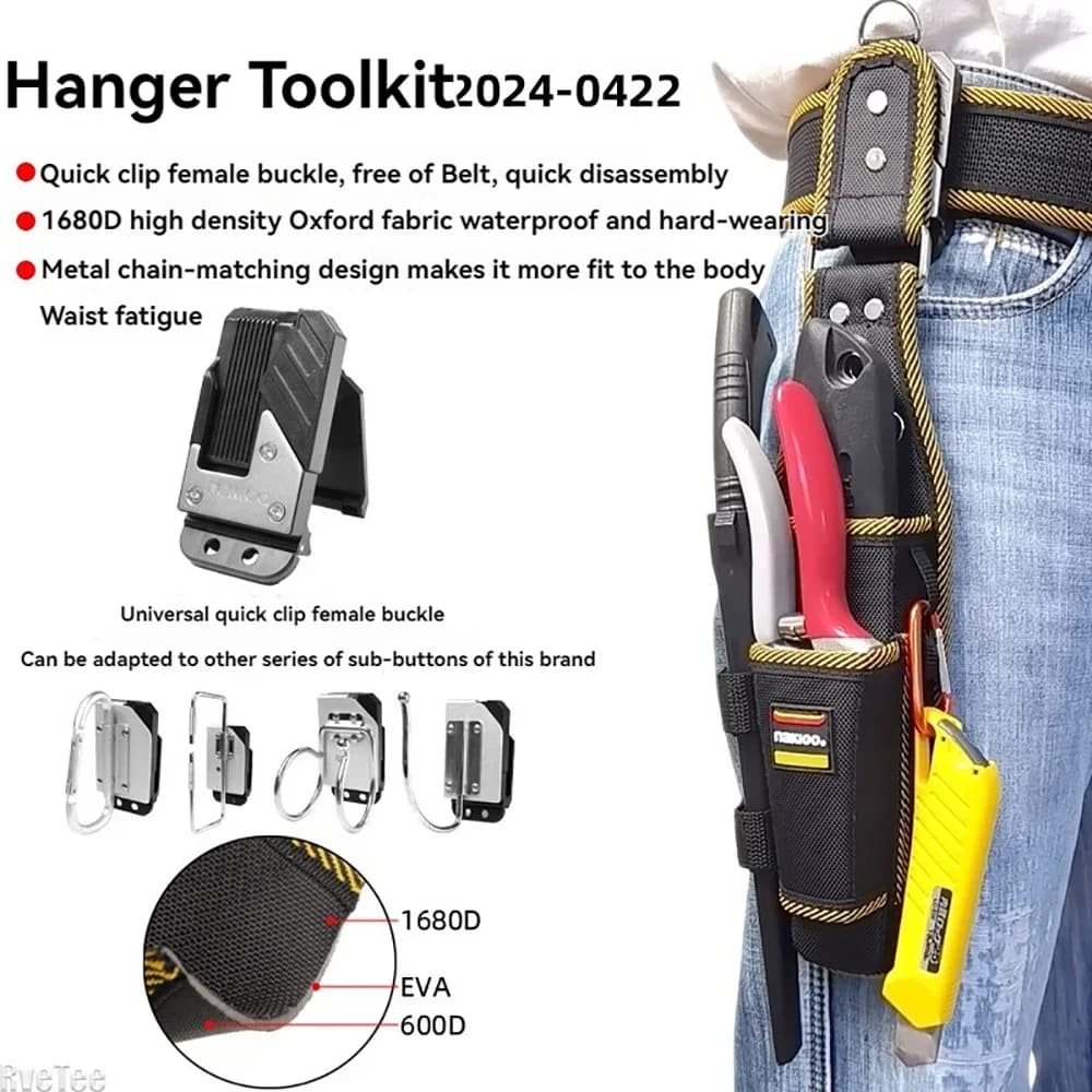 NAKIOO scissors and saws with Quick Hook Tool Holder with Buckle for Gardeners
