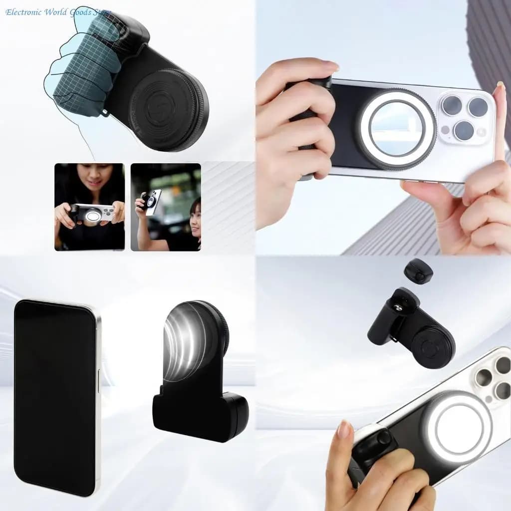 A3PD Anelli magnetici per selfie Luce riempimento a LED ricaricabile Compatibile con