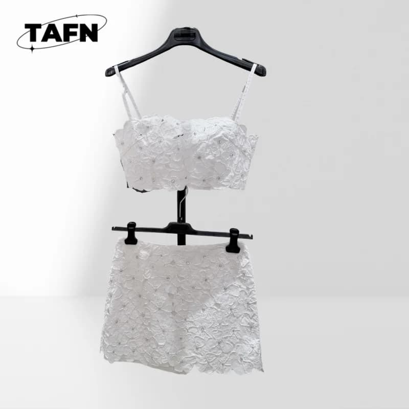 Two-Piece Skirt Set, Elegant and Comfortable for Any Day Casual Women Skirt Set, Soft Fabric for Comfort and Style All DayAG406