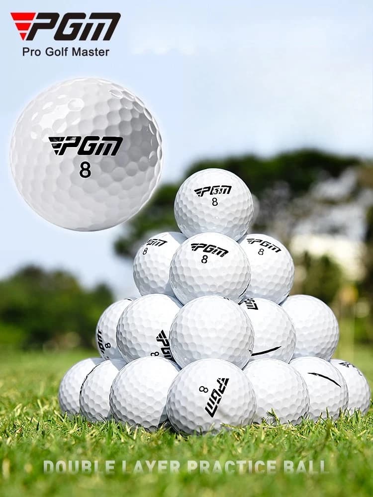 Nuove Palline da Golf PGM Professionali a 2 Strati, Palline Elastiche per Competizione, Palline da Gioco a Doppio Strato per Allenamento all'Aperto