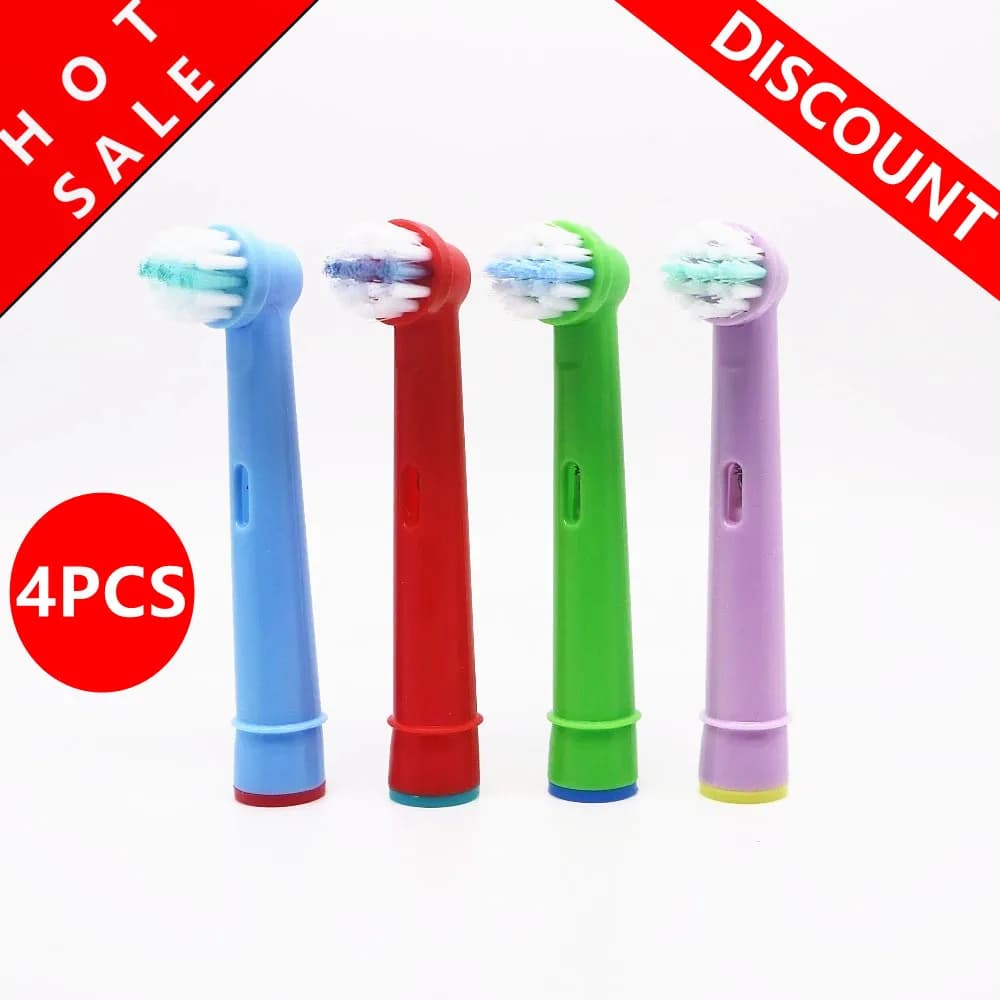 4Pcs Replacement Children's Teeth toothbrush oral care for toothbrush EB-10A Pro-Health of B