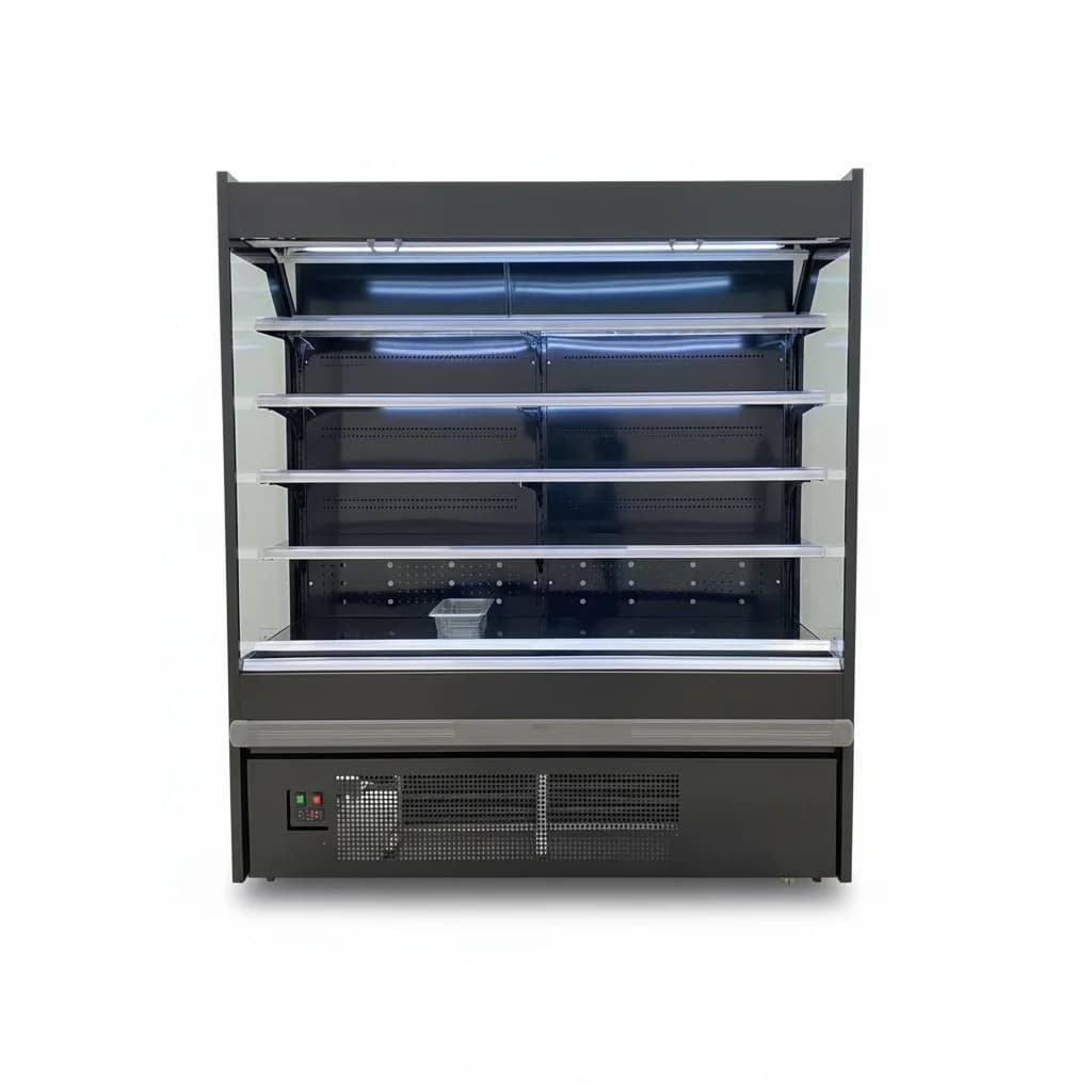 Frigorifero con Barriera d'Aria, Vetrina con Porta in Vetro, Frigorifero Verticale per Bevande 1300L-4000L, Refrigeratore Espositore per Ristoranti