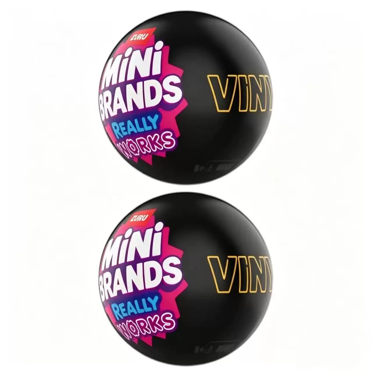 New Genuine ZURU Mini Brands Vinyl Player Surprise Ball Blind Box Plays Music Pink Record Album Stand Trendy Play Toys Gifts