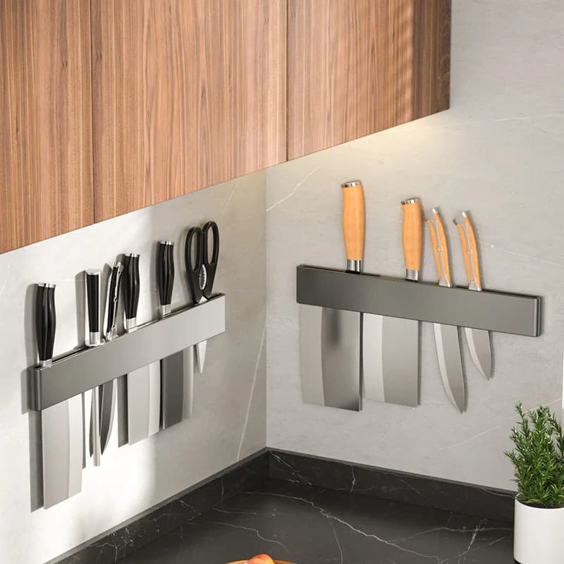 20/30/40/50cm Kitchen Knife Organizing Multifunctional Wall Rack Storage Knives For Home Storage Cooking Supplies