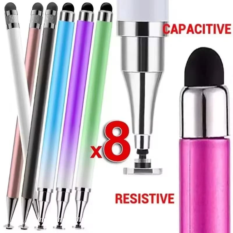 4-1PCS Double-Headed Universal Stylus Pen for iPad Tablet Android iOS Phone Drawing Writing Capacitive Screen Touch Stylus Pens