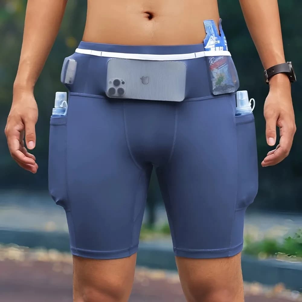 Multi-task compression shorts 3.0 Running shorts for men's marathon Quick Dry Exercise Jogging Cycling Fitness Ankle Shorts