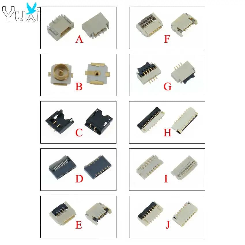 YuXi 1pc Sinistra Destra Scheda Madre PCB Cavo Della Flessione Clip Presa A Nastro Per Interruttore NX Joy-con Console Controller FPC connettore