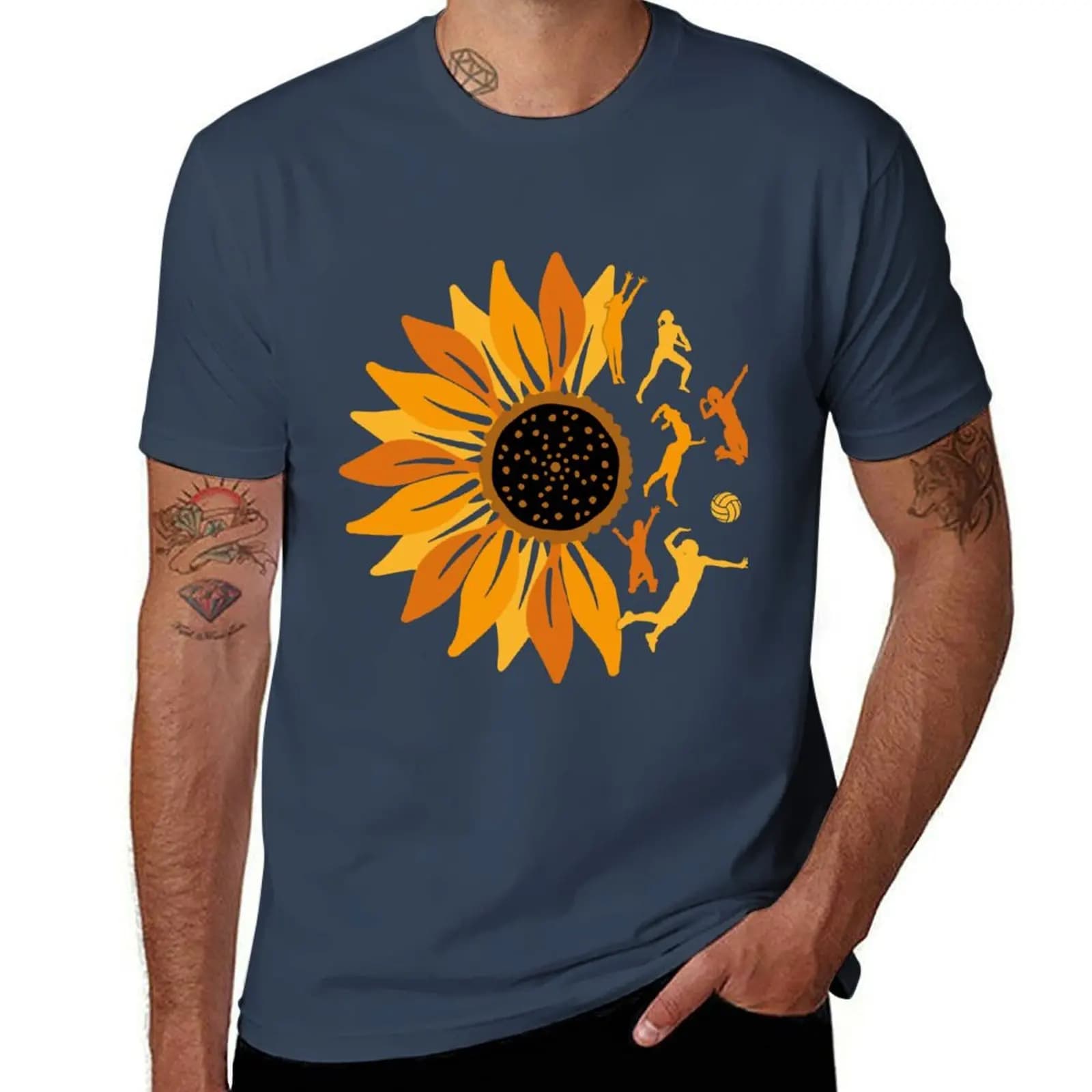Street Art print T-shirt by Volleyball Sunflower