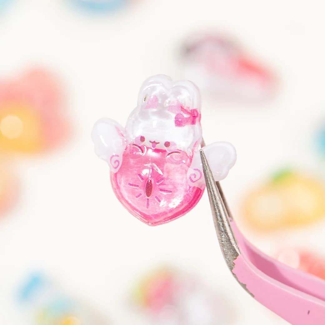1 Pezzo/Pacco Adesivi Kawaii 3D in Rilievo per Scrapbooking, Forniture per Diari Fai-da-Te, Cancelleria Estetica