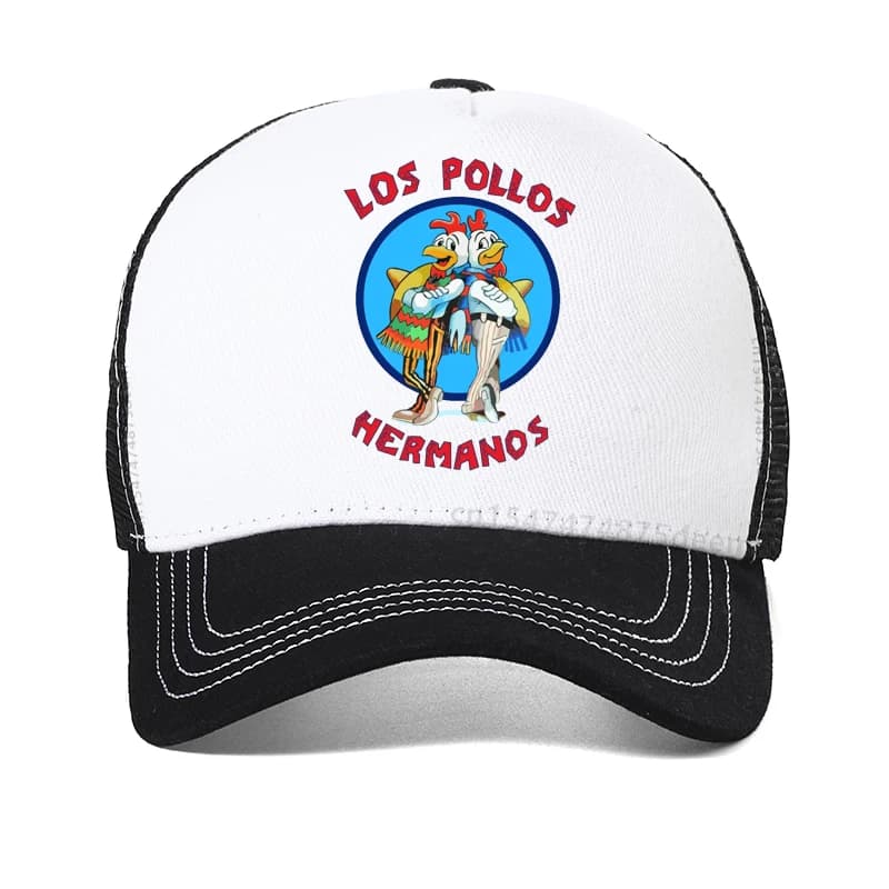 Cappello da baseball Los Pollos Hermanos per uomo e donna, cappello con visiera Chicken Brother, cappelli estivi in rete, cappelli trucker, snapback, casquette
