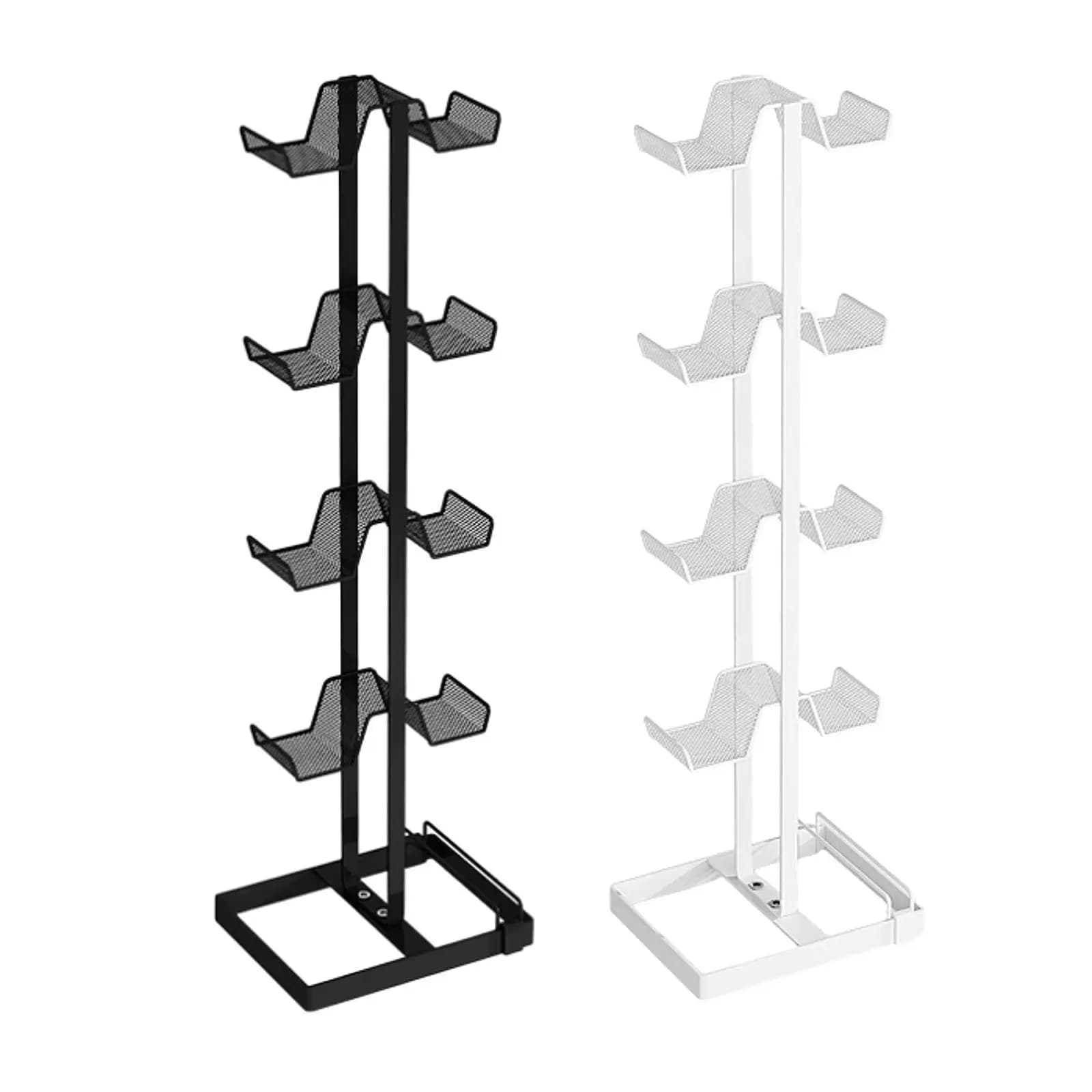 Supporto per controller Rack di stoccaggio in acciaio al carbonio Supporto per gamepad Espositore da scrivania Gancio per cuffie per tavolo per accessori da gioco per gamepad