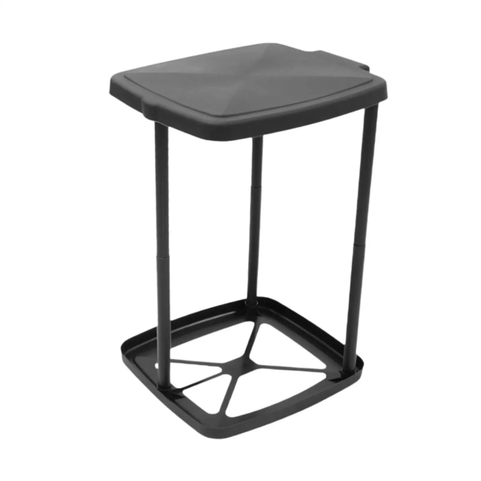 Supporto per sacchetto della spazzatura portatile Supporto per sacchetto della spazzatura con coperchio ribaltabile per la lavanderia del prato
