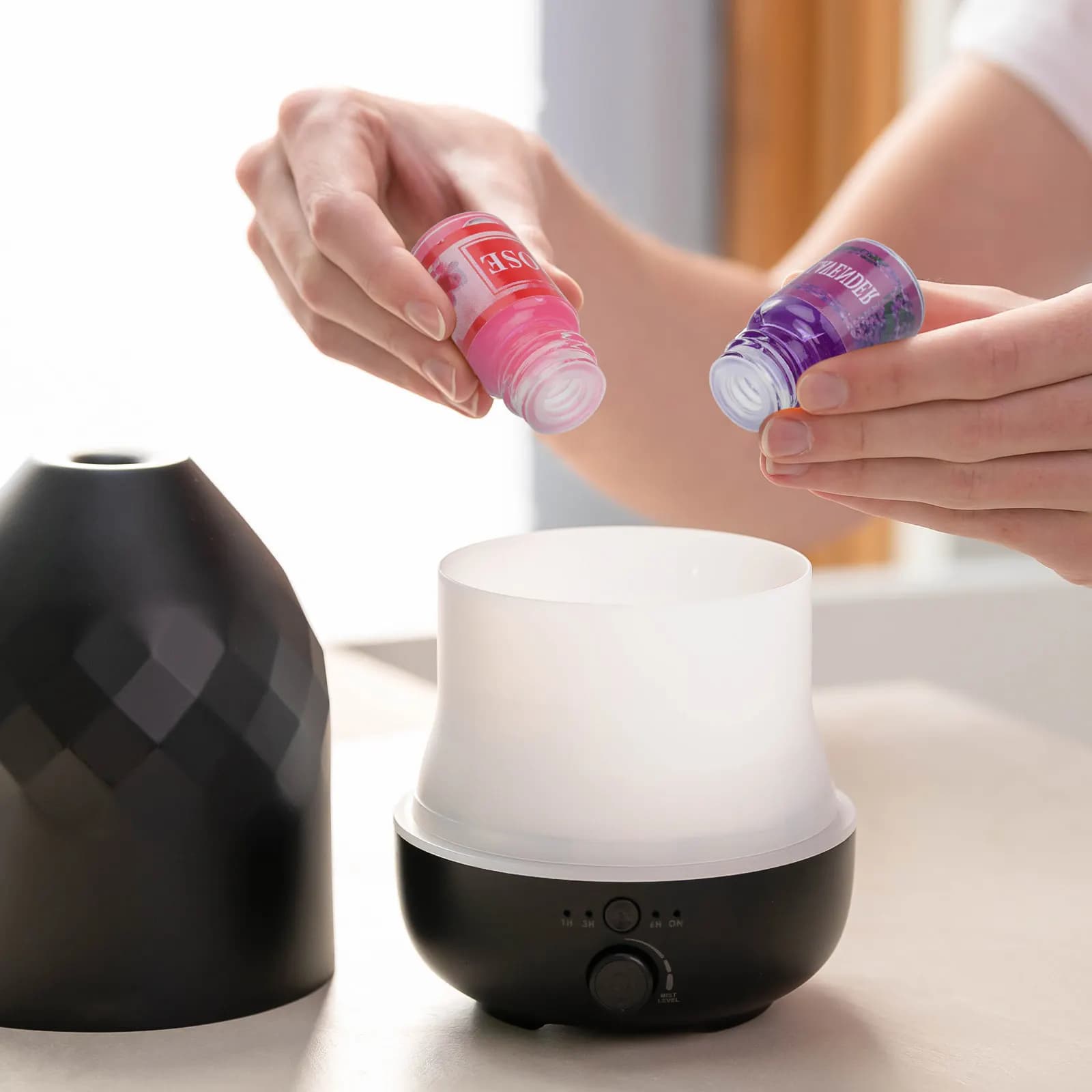 Set di 6 Oli Essenziali per Aromaterapia 3ml: Rosa, Oceano, Gelsomino, Sandalo, Lavanda - Oli Profumati Rilassanti per Diffusori e Spa