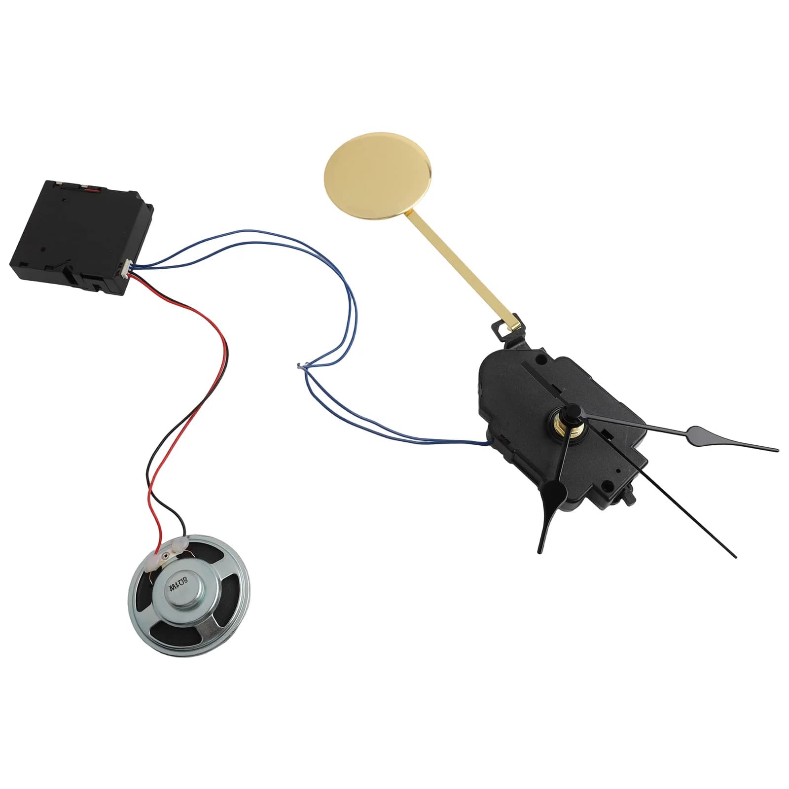 Quartz Movement Clock Core Kit with Pendulum and Music Box Ringtone for DIY and Replacement of Pendulum Clocks