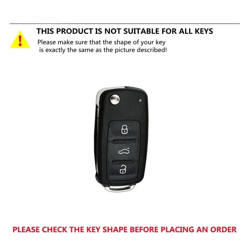 Custodia Protettiva Completa in Lega di Zinco per Chiave Auto con Telecomando a Scatto per Skoda Yeti Superb Rapid Octavia, Accessorio Portachiavi