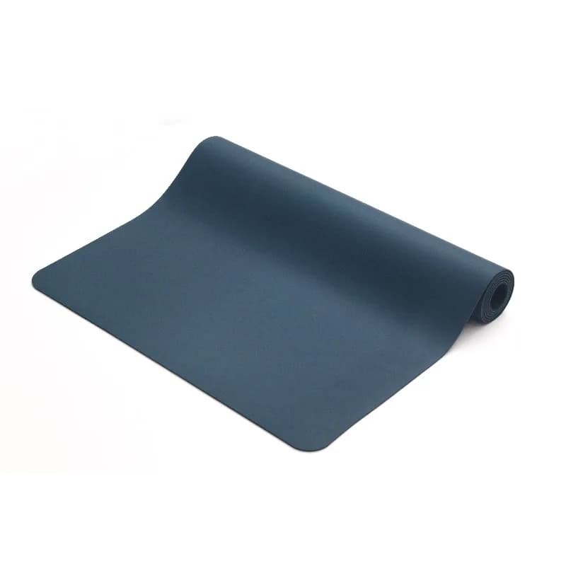 Printed 4mm Thickness PU Natural Rubber Fitness Exercise Yoga Mat