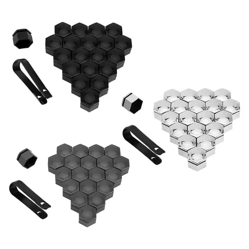 20 pz 17mm Dado Ruota Bullone Testa Tappi di Copertura Bullone Protettivo Cerchioni Viti Spine Decorazione Esterna Accessori Auto