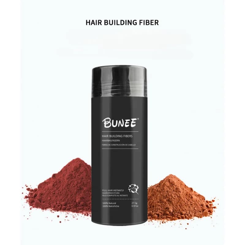 Fibers for hair loss 27,5g, volumizing powder and concealer for men and women, instant hair fiber