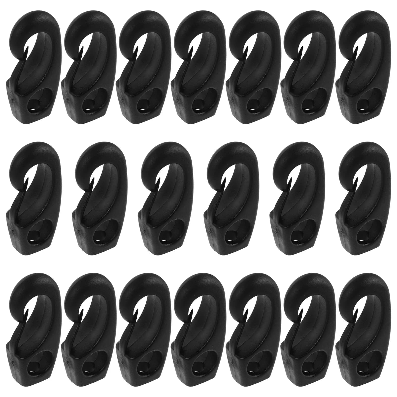 20 Pezzi Clip a Scatto per Remi da Kayak, Robuste Clip in Plastica per Attrezzatura da Kayak, per Parete del Garage, Supporti per Pagaie da Canoa, Clip per Paddle Board, Ancoraggio per Barche