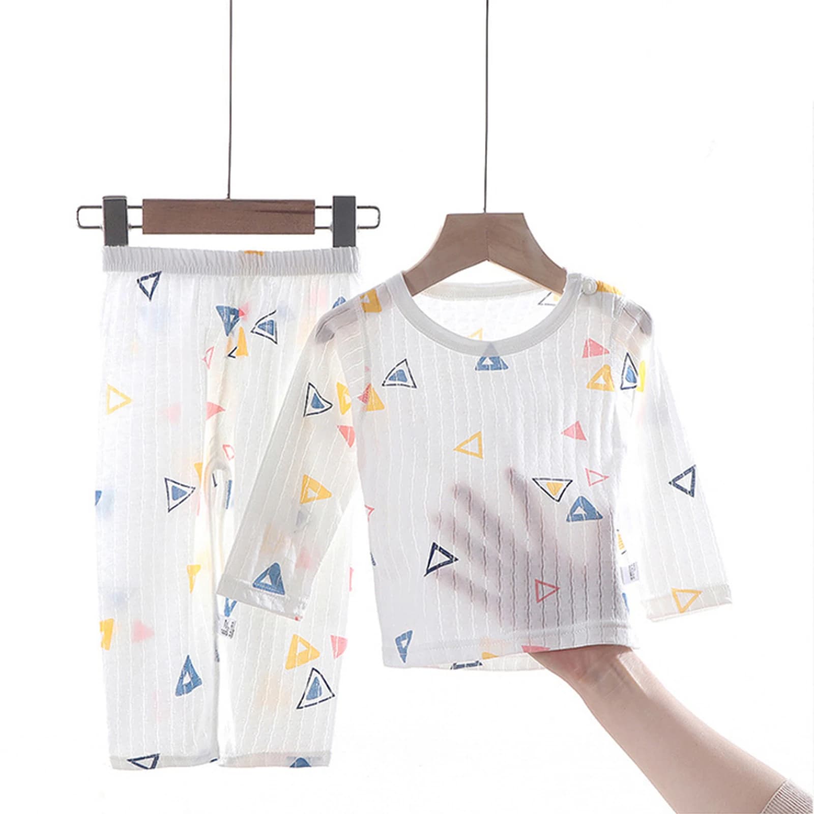 Pigiama estivo in cotone per bambini e bambine, abbigliamento da casa per bambini, pigiama leggero e confortevole, vestiti in cartone animato, pullover