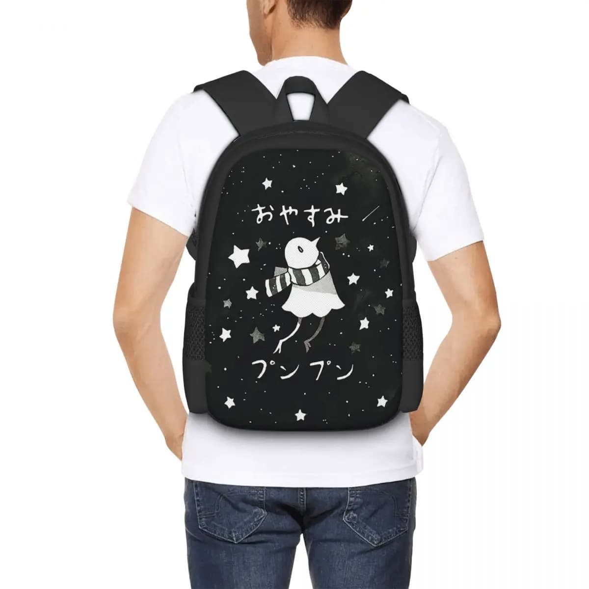 Oyasumi Punpun Cartoon Manga Zaino per studenti Borsa da scuola Zaino da viaggio per escursioni per ragazzi e ragazze Borsa a tracolla alla moda