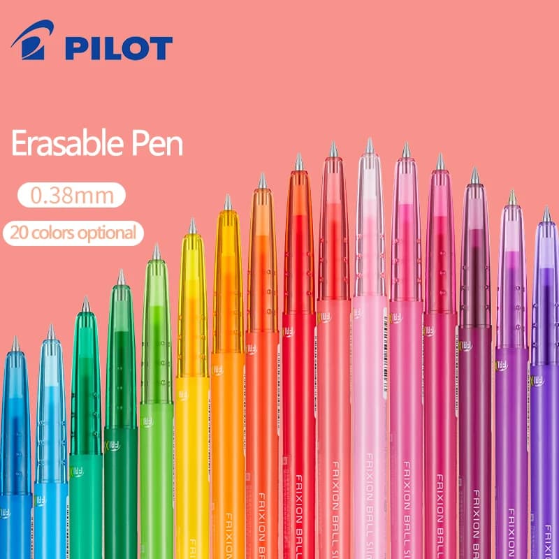 1 pz PILOT Penna Gel LFBS-18UF Presse Cancellabile Frixion Penna A Sfera 0.38mm Cancelleria Scolastica 20 Colori Opzionali Forniture Per Ufficio