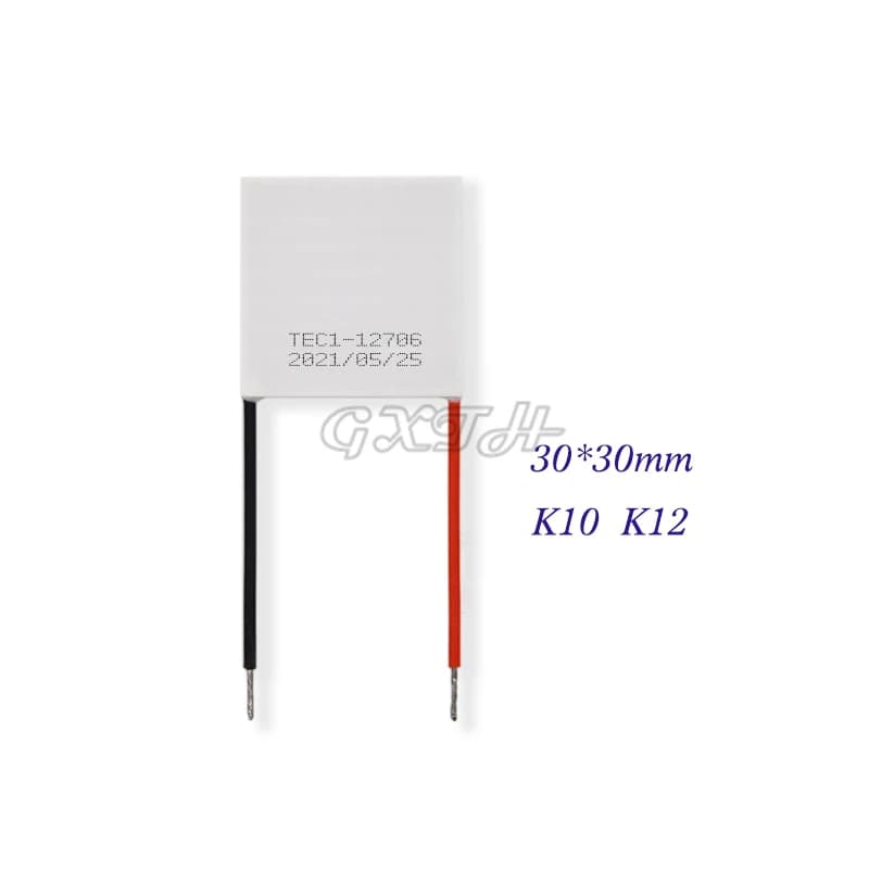 TEC1-12706 30*30mm Tablet di refrigerazione a semiconduttore Modulo di deumidificazione delle farmaci Chip di refrigerazione Crema di condensazione di raffreddamento