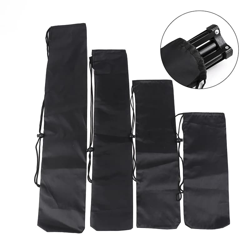 Portatile 36,5-72 cm Microfono Fotografia Luce Treppiede Borsa per treppiede leggero Borsa monopiede Borsa nera Custodia per il trasporto