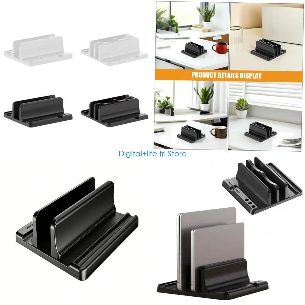 E06D Vertical Laptop Stand Desk Laptop Holder Laptop Docking Station Stand for Tablet