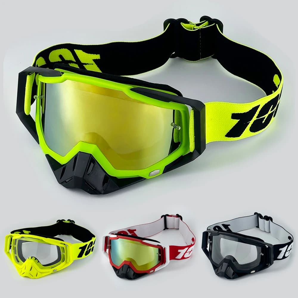 Occhiali da Moto 100% Protezione, Occhiali da Ciclismo, Sci, Sport Outdoor, MX, ATV, Dirt Bike, Racing, Motocross